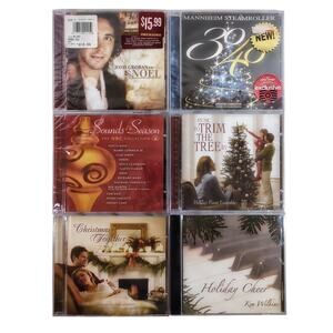 Christmas Holiday Music CD Lot - 6 Discs Josh Groban Mannheim Steamroller More